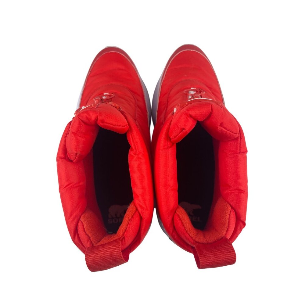 Sorel Women's Size 7 Out N' About Puffy Zip Waterproof Boot Mid Top Red Kinetic - Picture 5 of 11